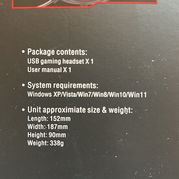 NWB Redragon Zues X Gaming Headset - Picture 5 of 9